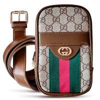 Hortory Luxury mini bag iphone case with leather belt for any phone