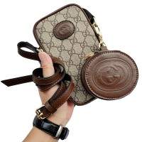 Hortory Vintage luxury phone bag case with lanyard and coin purse