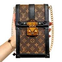 Hortory Super fashion luxury designer iphone case bag with metal chain