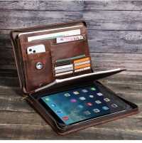 Multifunction ipad Pro 12.9 inch handbag case leather Table Case